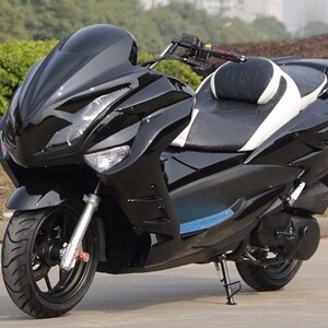 马杰斯特t3摩托车电动车改装前鬼脸鬼面加宽刀锋风刀尾翼外壳