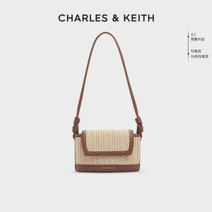 【520礼物】CHARLES&KEITH24夏新款CK2-20271345绳结式腋下帆布包