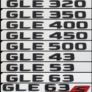 适用于GLE450 GLE500 350 400尾标字母后车标贴改装饰AMG标志