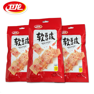 卫龙软豆皮辣条解馋小零食小吃麻辣排行榜推荐大全即食网红小包装