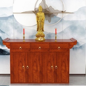 菩萨新中式中式神台供桌摆放台佛龛经济财神爷财神贡桌条案关二爷