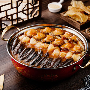 参福连鲍汁金汤正宗加热即食鲍鱼花胶鸡佛跳墙海参年货4斤礼盒装