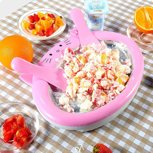 食品级快速家用小型炒冰迷你免插电自制方便学生炒酸奶机