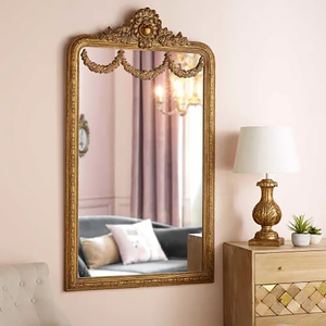 大壁镜子装饰花