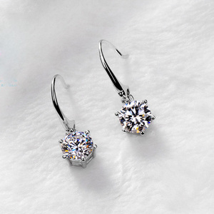 饰品 首饰,饰品 耳饰 耳环 铂金镶钻耳环