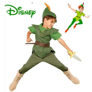 儿童小飞侠彼得潘扮演服迪士尼小男孩万圣节服装绿精灵Peter Pan