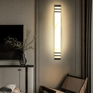 室内墙面射灯复古长条装饰灯家用简约照明灯欧式新款仿云石壁灯