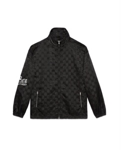 gucci古驰男装黑色提花gg休闲夹克外套22春夏正品代购631216zaebn