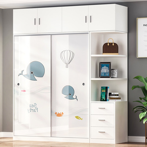 卧室衣柜推拉门男孩