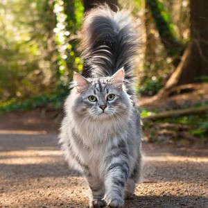西伯利亚森林猫活体缅因猫大型森林血统巨长毛虎斑挪威宠物猫咪舍