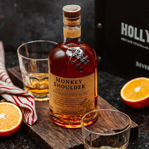 三只猴子威士忌700ml 英国进口洋酒猴子肩膀苏格兰纯麦调和威士忌