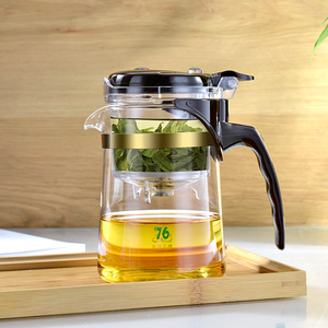 台湾玻璃泡茶壶套装家用保温泡茶耐高温加厚茶水分离过滤飘逸杯
