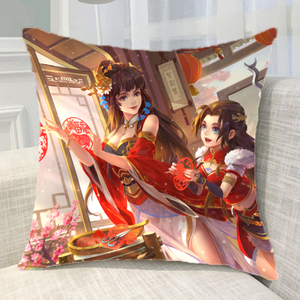 三国杀华佗貂蝉吕布孙尚香甄姬抱枕沙发汽车靠垫礼物等来图定做