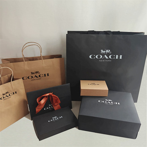 礼品袋 纸袋 纸盒 礼盒 防尘袋  包装袋 COACH 大中小号盒子袋子