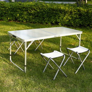 00xiao6850淘宝折叠桌椅摆地摊简约折叠桌子带轮子夜市结实轻便便携