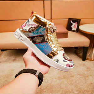 范思哲男鞋高帮鞋代购