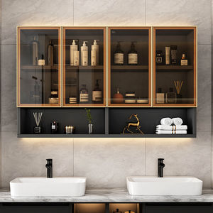 tb5068087036淘宝墙上置物搁板客厅装饰架墙壁吊柜收纳架展示柜储物