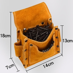 牛皮工具包木工专用钉包工地布袋腰包工具包腰包装木工钉子腰兜