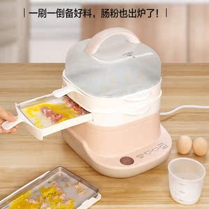 家庭装蒸肠粉蒸锅家用二层多功能迷你版小型机肠粉机抽屉式蒸笼
