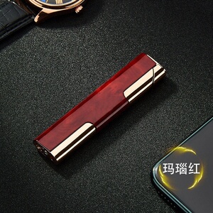 防风打火机轻便礼物帅气迷你容量男人老板男款定制循环小型点烟器