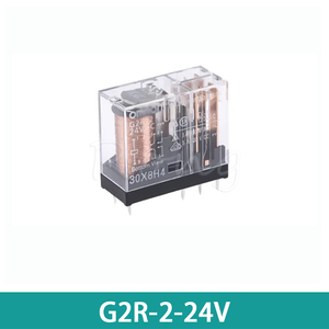 G2R-2-24VDC 24V 直流 5A 8脚 两开两闭 原装双刀双掷 功率继电器