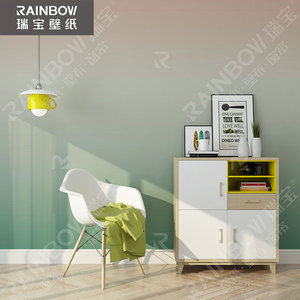 瑞宝壁纸ins风北欧风简约电视背景墙客厅无缝无纺纸墙纸渐变3色