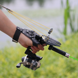 神器打鱼弹弓套装激光捕鱼高精度鱼镖一体多功能射鱼弹工枪式弹弓