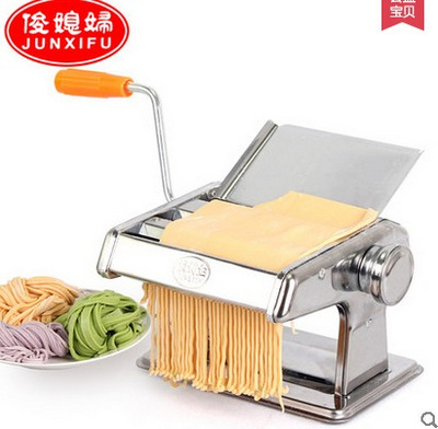 包邮巧媳妇压面机饺子皮机 家用手动手摇二刀压面机