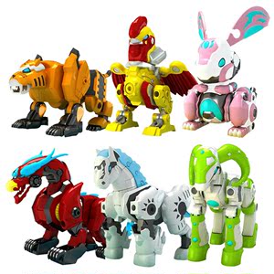 动物机器人变形玩具