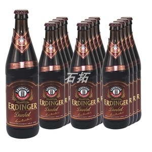 特价德国原装进口小麦黑啤酒ERDINGER艾丁格黑啤酒500ml*12瓶整箱