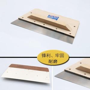 钢加厚加长灰池扇灰池扇灰刀批荡池抹子刀刮板抹墙工具腻子