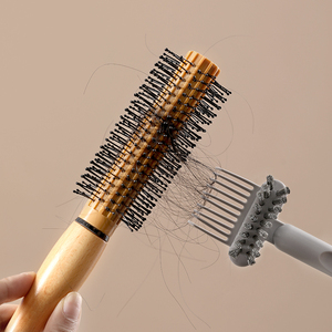 洗梳子清洁爪神器气垫气囊梳按摩木梳清洁刷卷发梳清理梳头发工具