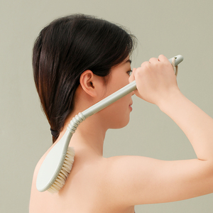 日本洗澡刷搓背神器长柄软毛身体刷强力擦后背搓澡不求人沐浴刷子