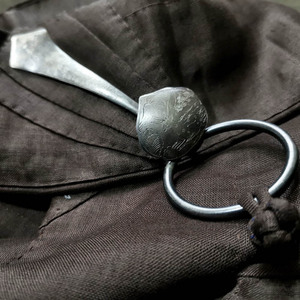 且饮且读 | 瑞连制物袈裟勾环纯银手工如意勾银环搭衣扣缦衣僧衣