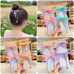 儿童发饰发带女可爱飘带蝴蝶结头饰小女孩丝带超萌扎头绳宝宝夏季