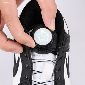 粗绳旋扣自紧旋钮便捷鞋带扣自动鞋扣神器运动鞋配件弹力收紧鞋带