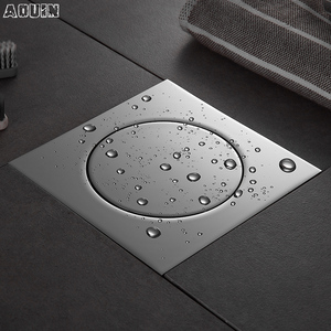 黑色弹跳式地漏按压防虫防臭地漏堵头淋浴密封全铜浴缸地漏脚踏式