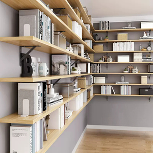 家用墙上地下储藏室置物架壁挂式书架货架车库储物间墙壁架子层架