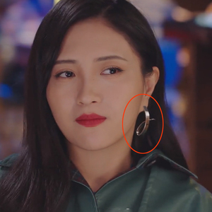 好看理智派生活包文婧宋梓妍同款耳环 s925银针夸张气质几何耳钉