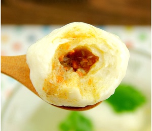 蟹黄鱼圆南通如皋蒲镇特产美食蟹黄鱼丸火锅包心白蒲鱼丸酒店食材