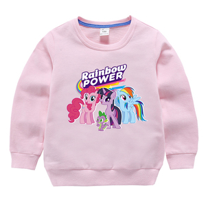 小马宝莉t恤女童春秋薄款卫衣儿童纯棉宝宝女孩衣服长袖上衣童装