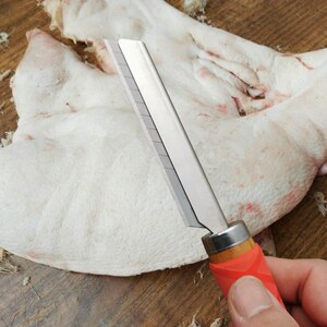 猪头刮猪毛刀刀具猪腿牛羊不锈钢剃刀去除毛动物刨猪皮刮毛刀神器