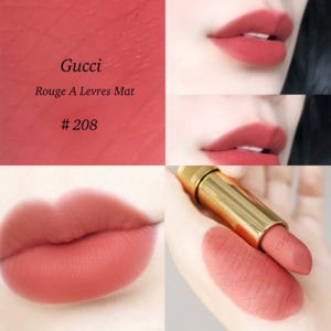 gucci/古驰小碎花口红25哑光唇膏500金管505#203#208#509滋润持久