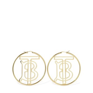 正品代购burberry/博柏利 tb logo圆环女耳环