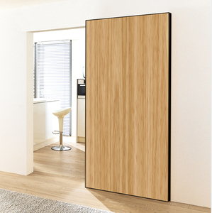 隐形门推拉门实木