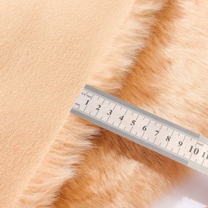 仿狐狸毛布料兔狐人造毛皮草柜台装饰地毯服装围巾马甲布兽装毛布