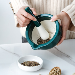 药丸研磨器碾药器磨药器磨粉婴儿陶瓷迷你小号家用磨药药片捣药罐