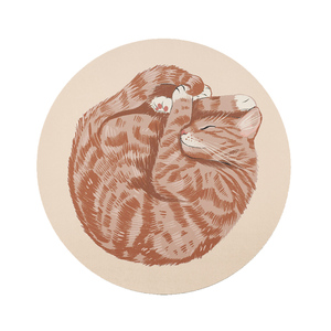 adultchild自制橘猫鼠标垫可爱猫星人喵卡通胶垫