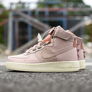 nike air force 1 af1空军一号樱花粉色高帮女鞋板鞋aj7311-200