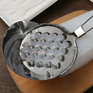 凉粉刮子家用加厚不锈钢刮丝器旋子凉粉神器自制工具商用凉皮刮刀